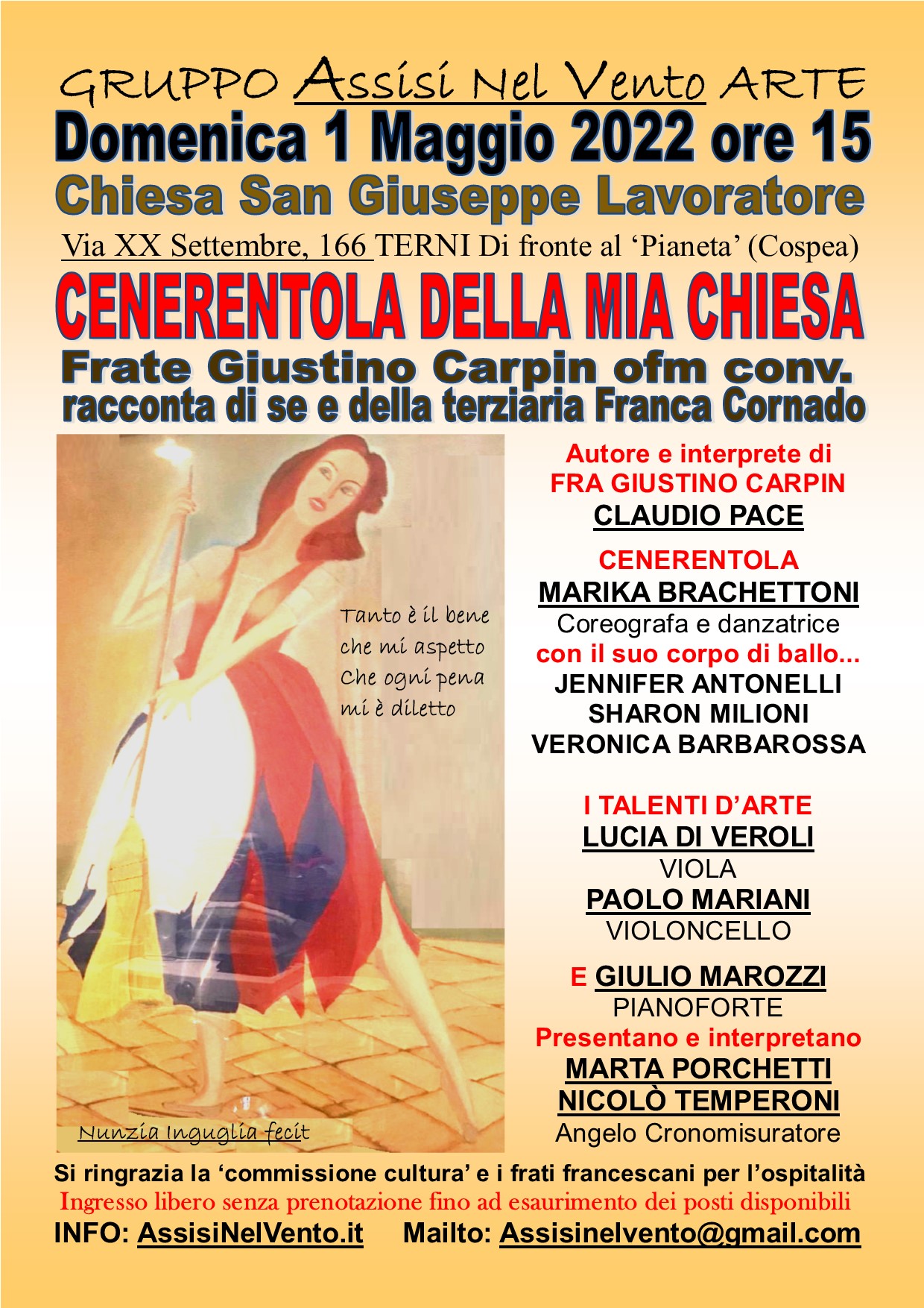 CENERENTOLA DELLA MIA CHIESA