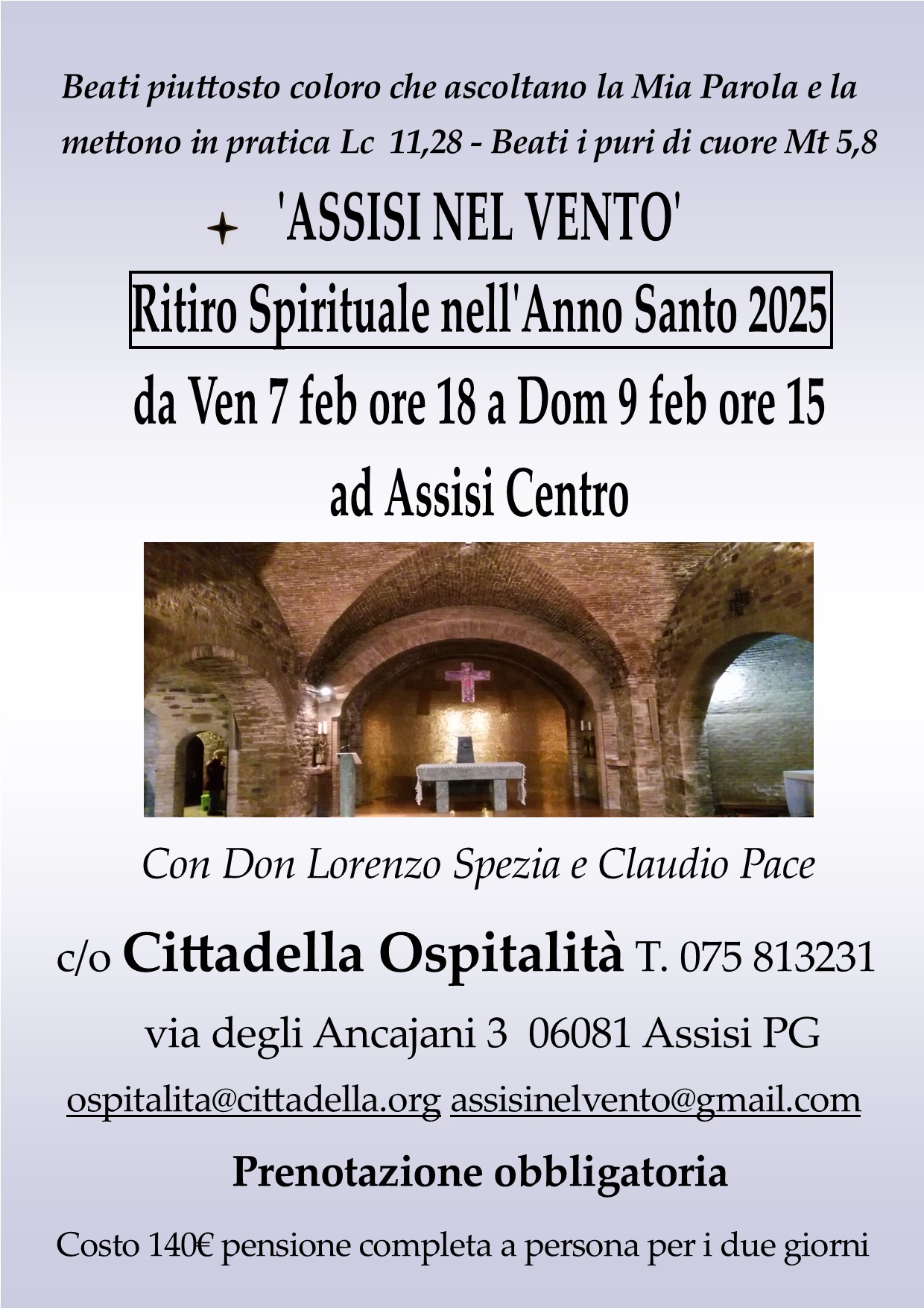 Ritiro Spirituale nell'Anno Santo 2025